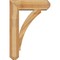 Ekena Millwork Thorton Craftsman Rough Sawn Bracket w/ Offset Brace, Western Red Cedar, 8"W x 26"D x 38"H BKT0806X26X38THR04RWR - alternate 4